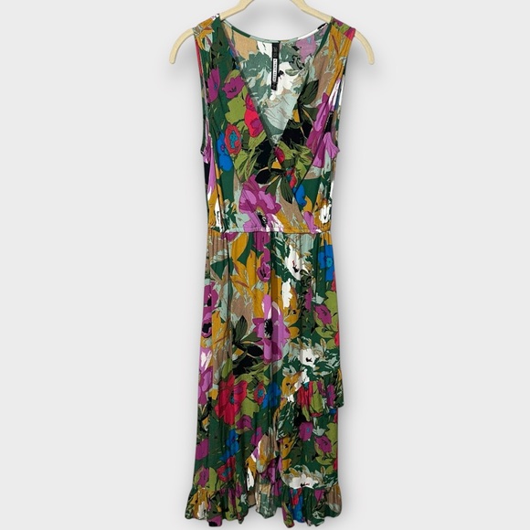 Anthropologie Plenty By Tracy Reese Daphne Dress Women's XS Floral‎ Faux Wrap - Picture 2 of 8